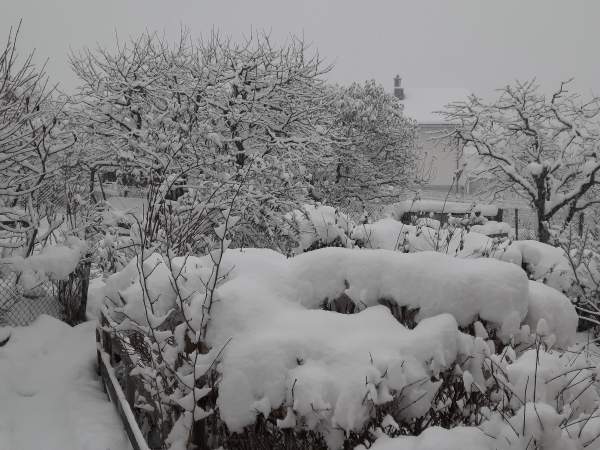 Abb. 4: Erster Schnee bis in tiefe Lagen gegen Ende des Monats (Bild vom Sarganserland)