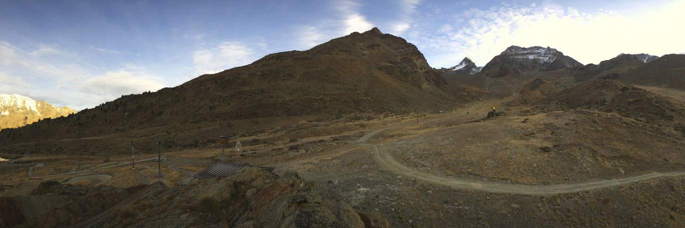 Abb. 2: Roundshot-Kamera von Hohsaas auf 2400 m im Wallis von heute Morgen