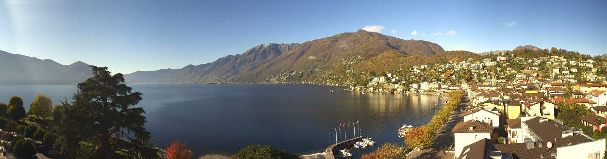 Abb. 2: Strahlender Sonnenschein im Süden, hier der Blick auf Ascona
