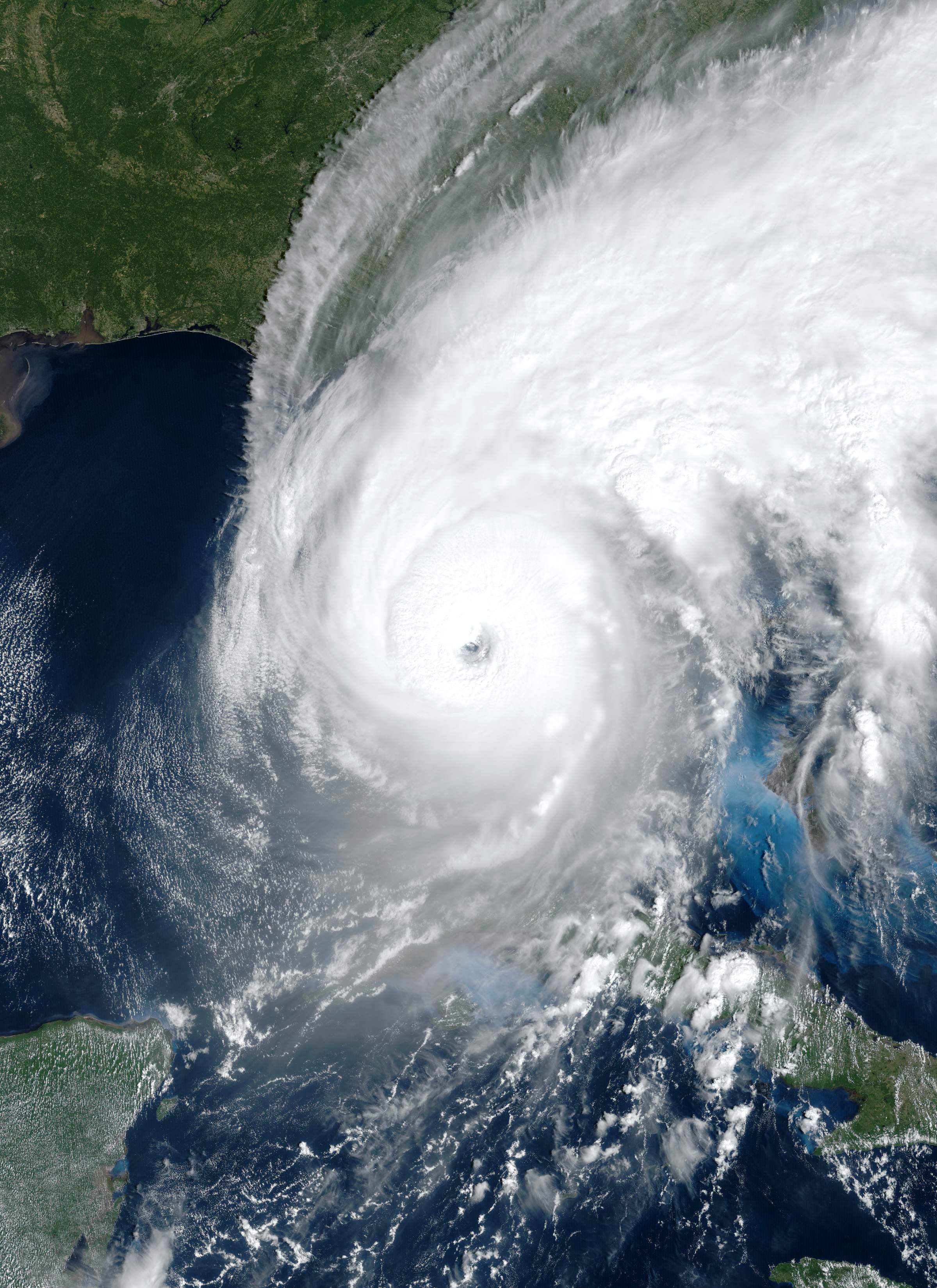 Abb. 3: Hurrikan Ian über dem Golf von Mexiko, Kategorie 4