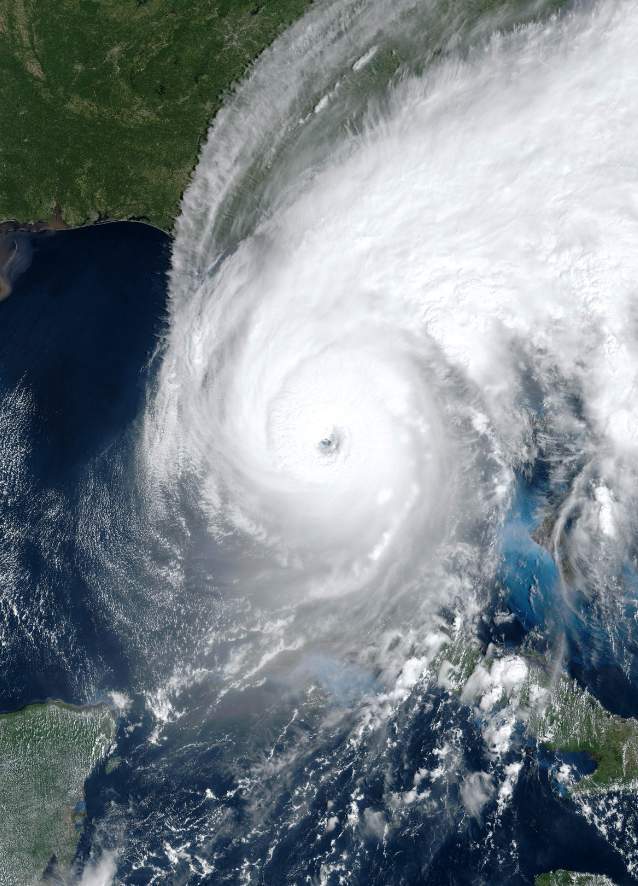 Fig. 4: Ouragan Ian au-dessus du golfe du Mexique