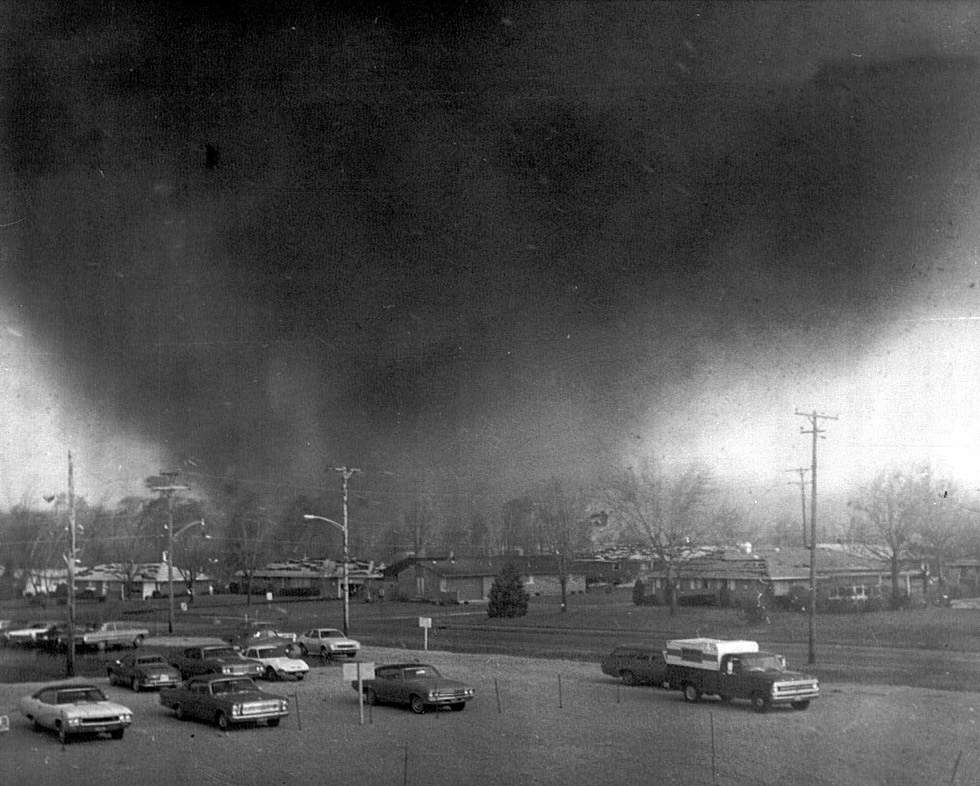 Abb. 2: F5 Tornado in Xenia, Ohio; Quelle: NOAA