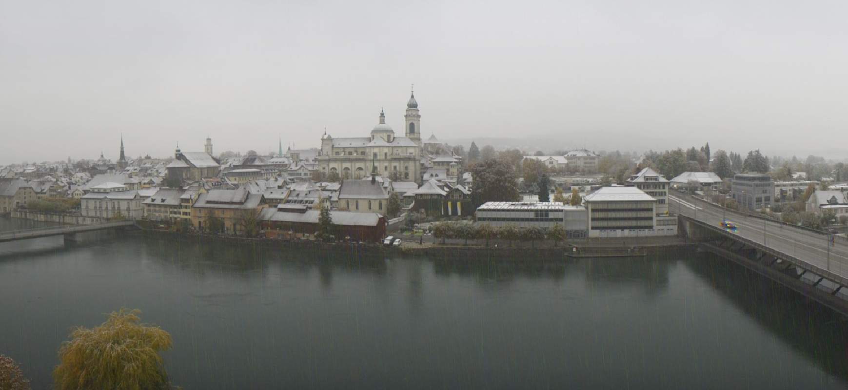 Fig. 3: It also turned white in Solothurn at short notice last Sunday; Source: roundshot