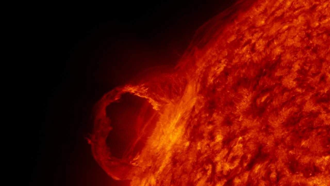 Fig. 1: Eruption solaire; Source: Pixabay