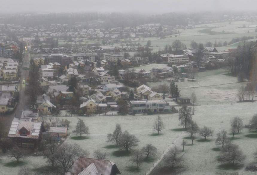 Fig. 3: A touch of snow this morning in Wetzikon (550 m); Source: roundshot