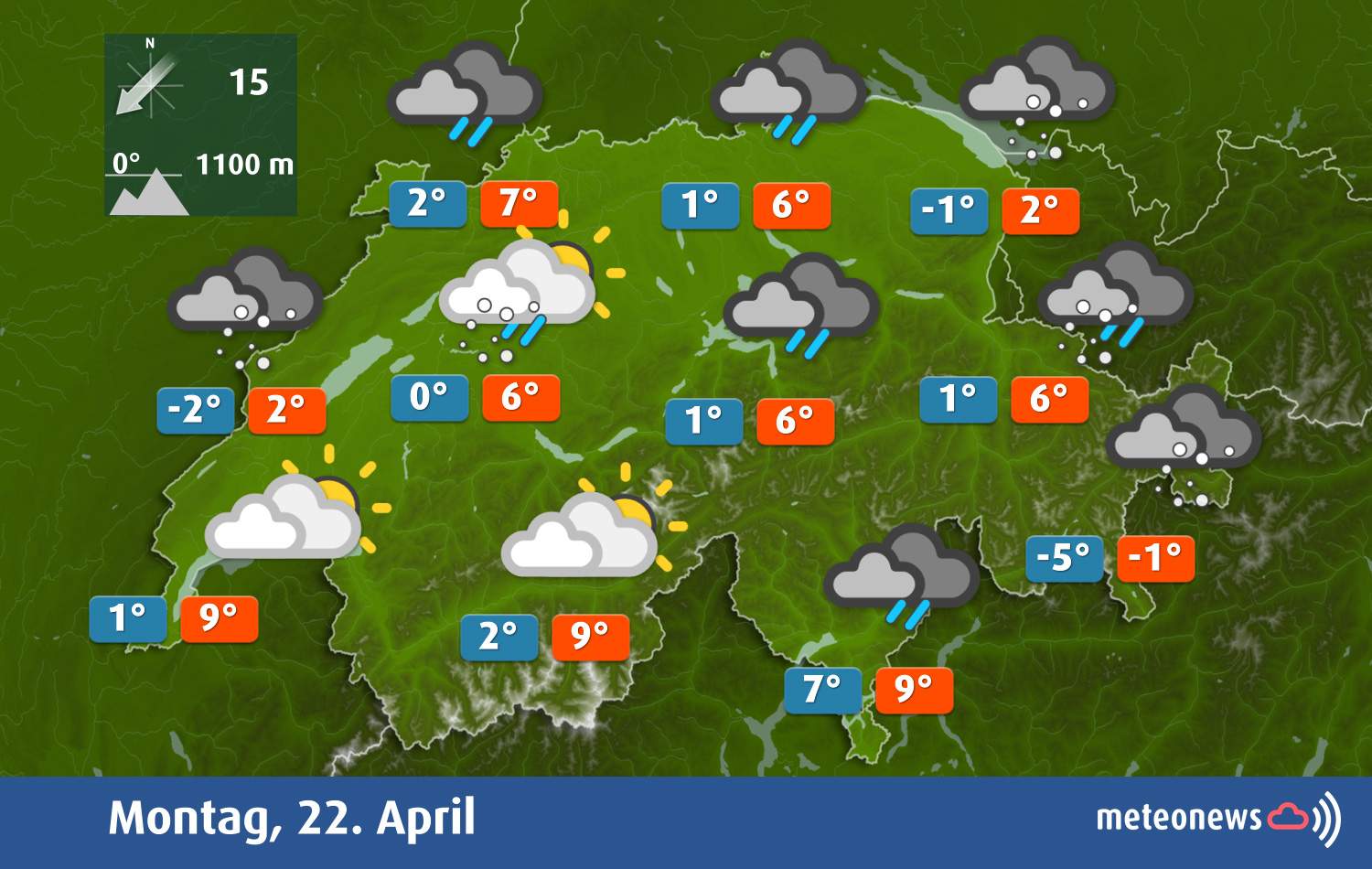 MeteoNews: Bis Donnerstag weiterhin kühl, am Wochenende wärmer (22 ...
